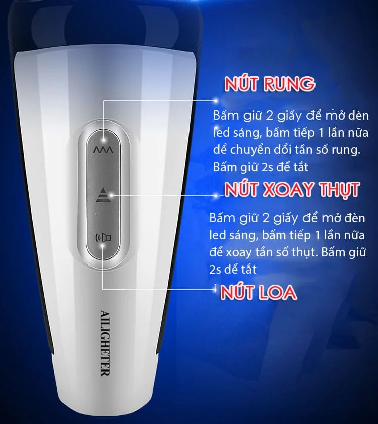 AD40 Automatic Male Masturbator 5 Speeds 10 Modes — hình 6