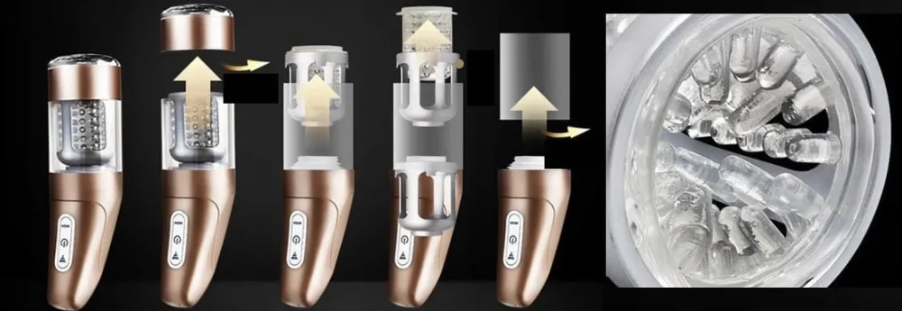 AD40A Automatic Male Oral Sucking and Vibrating Masturbator — hình 5