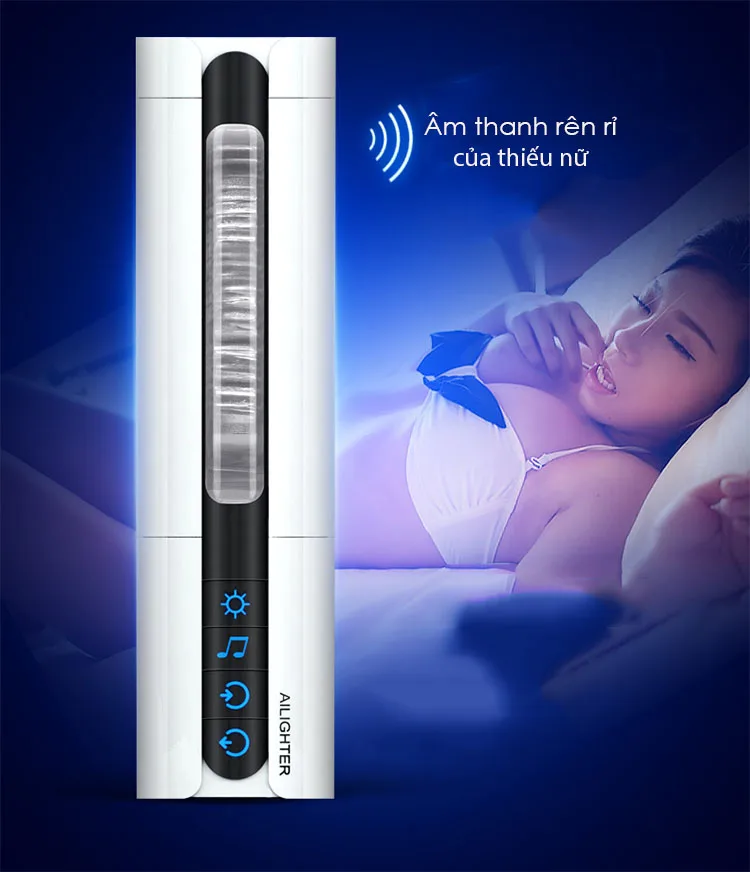 Compact Air Jet AD40B Male Masturbator Heater 7 Modes Fun — hình 12