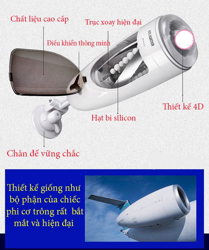 JUICER AD40C Automatic Male Masturbator 3D Balls Sucking — hình 4