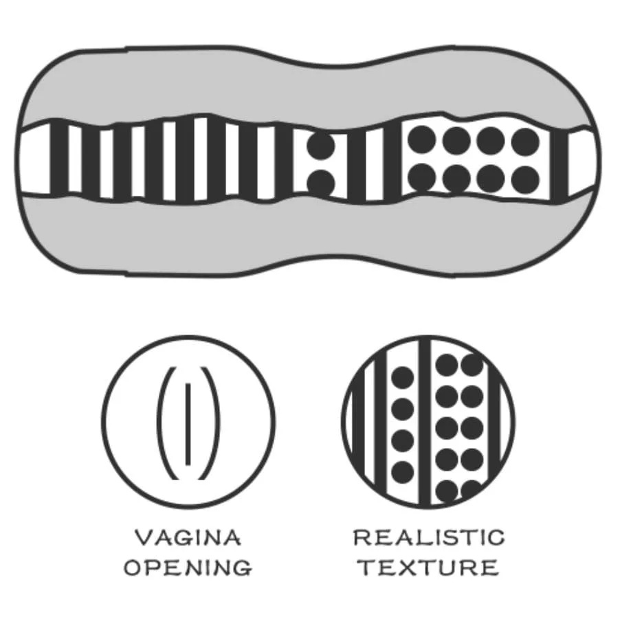AD42 Soft Silicone Premium Male Masturbator for Intense — Realistic Texture for Maximum Sensation