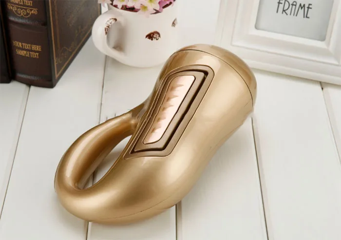 Premium Handheld Silicone Male Masturbator 30 Vibration — hình 3