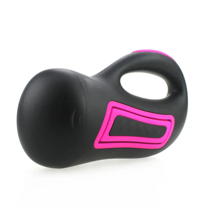 Premium Handheld Silicone Male Masturbator 30 Vibration — hình 2