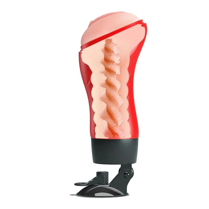 AD45A Wall-Mounted Vibrating Realistic Masturbator — hình 8