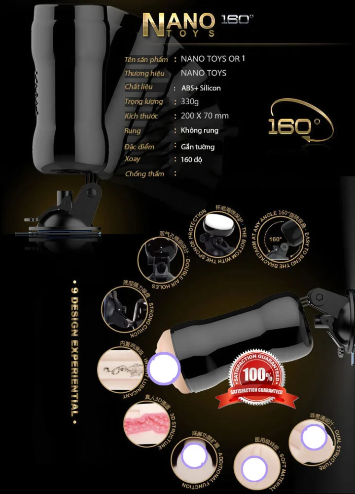 Nano Original Realistic Wall-Mounted Male Masturbator Toy — Why Choose Nano Original Real?