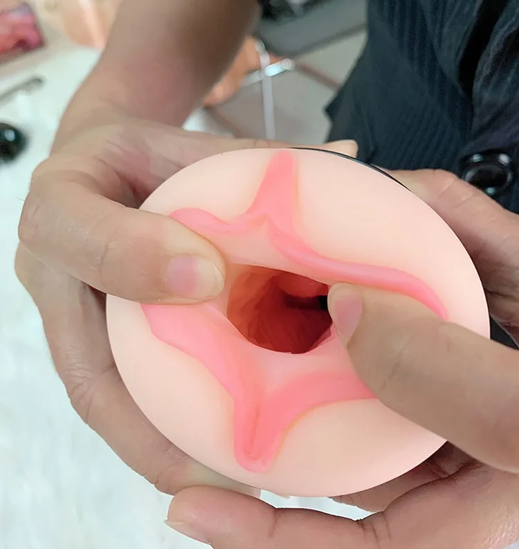 AD60A Dual-Channel Silicone Male Masturbation Cup — AD60A Dual-Channel Silicone Male Masturbation CupEvery