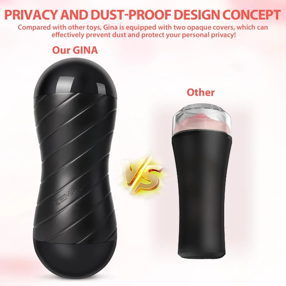 Zemalia Dual End Male Masturbator Affordable Realistic — hình 4