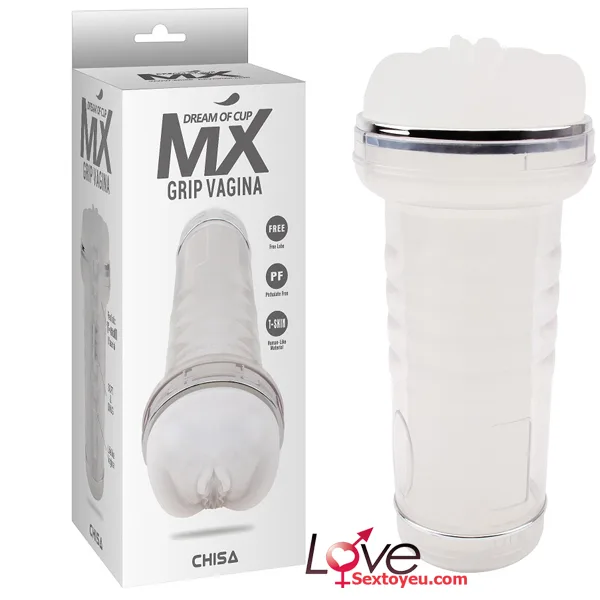 MX Grip Transparent Male Masturbation Cup – Realistic — hình 5