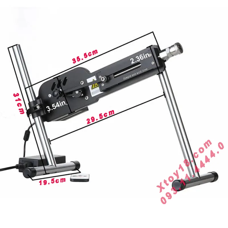 A5 Automatic Female Sex Machine Remote Control Stainless — hình 34