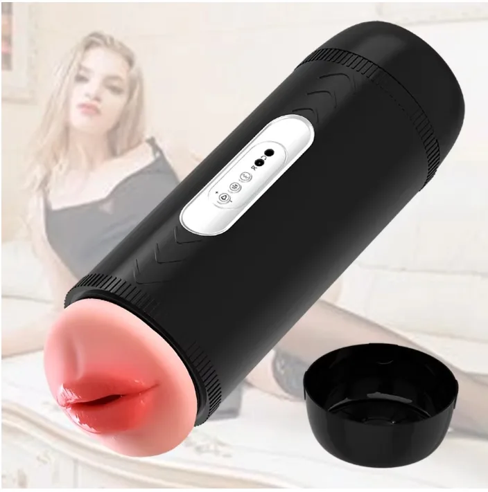 Dual-Ended Automatic Vibrating Masturbator for Men New — hình 5