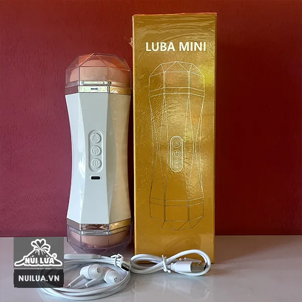 Luba Double Ended Vibrating Rumble Erotic Male Masturbator — Advanced Functions with 7 Vibration Modes