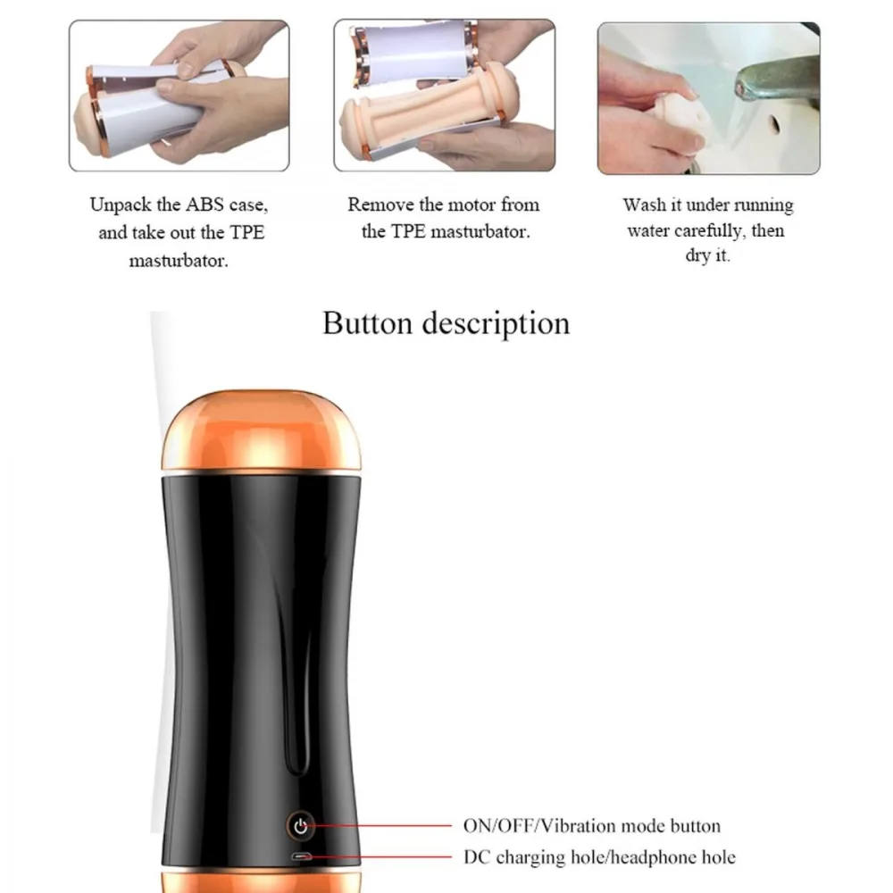 Fox Mini Dual Head Super Vibrating Masturbator — hình 3
