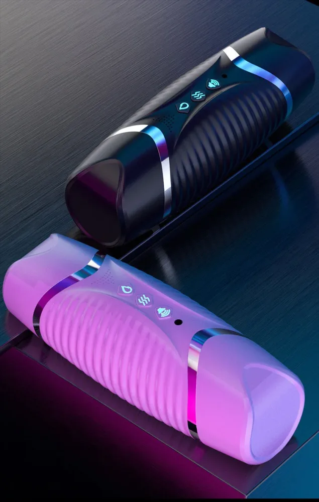 Double Ended Vibrating Heated Silicone Realistic Oral Toy — hình 7