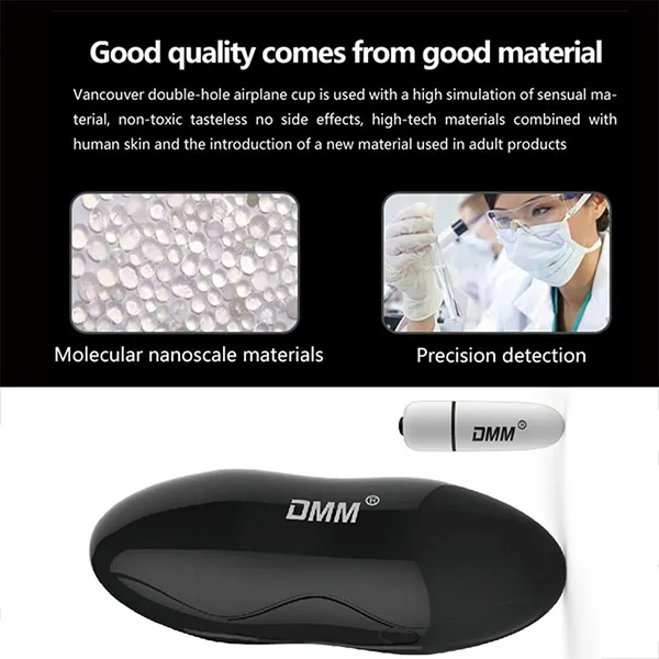 DMM Bao She III Dual-Head Vibrating Handheld Masturbator — Easy to Use and Maintain