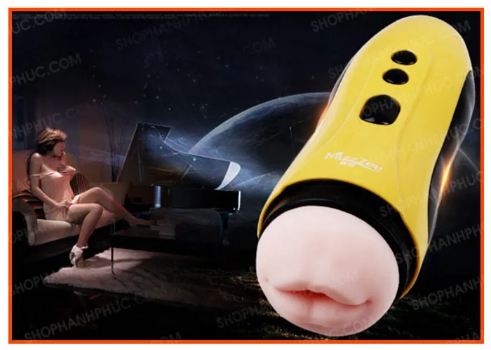 Minzeni Auto Mouth-Shaped Male Masturbator SHP514 Silicone — Compact & Powerful: Designed for Maximum Satisfaction