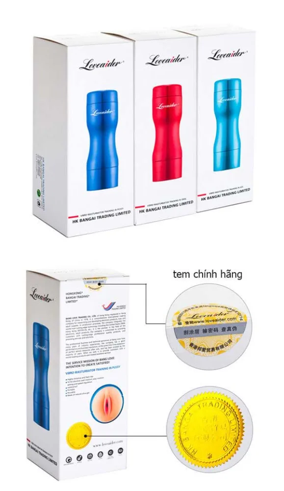 LoveAider Vibrating Male Masturbation Silicone Realistic — Easy to Use & Maintain