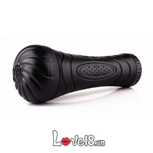 Magical Kiss Premium Vibrating Male Masturbator 7 Intensity — The silicone interior stretches flexibly, adapting