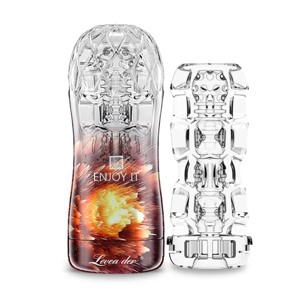 Loveaider Transparent Soft Masturbator Cup for Men — hình 7