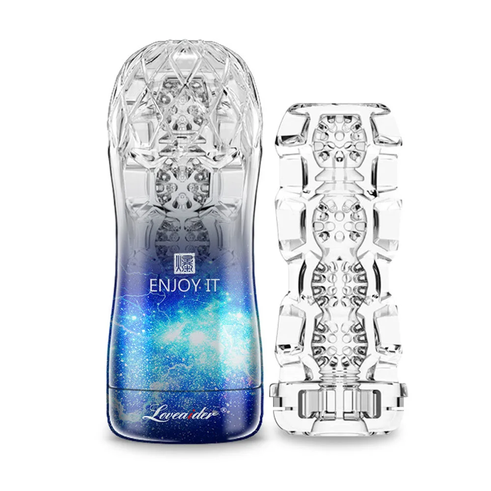 Loveaider Transparent Soft Masturbator Cup for Men — hình 4
