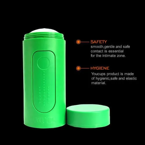 Youcup AD24A Split Cup Silicone Masturbator Smart Design — Innovative Split Design for Enhanced Usability