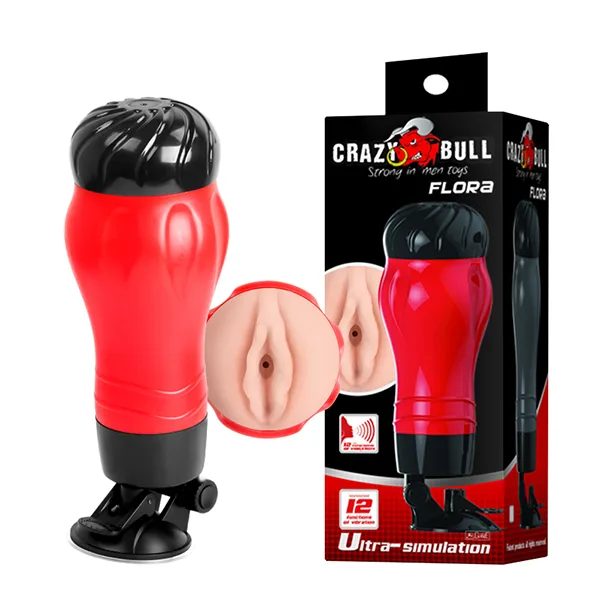Crazy Bull Flora Suction Wall Mount Vibrating Masturbator — Product Specifications