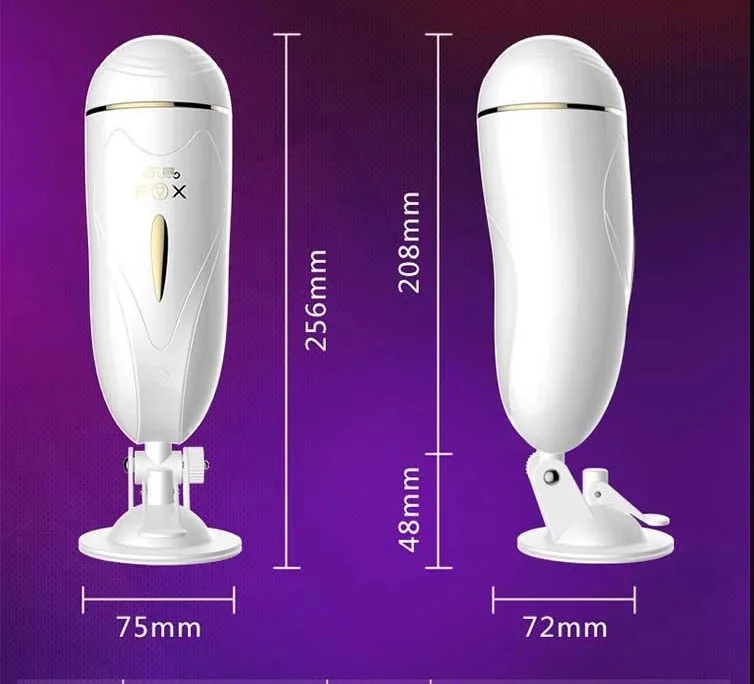 Wall Mounted Fox Vibrating Masturbator with Realistic TPU — Dynamic Vibrations and Sensual Sounds