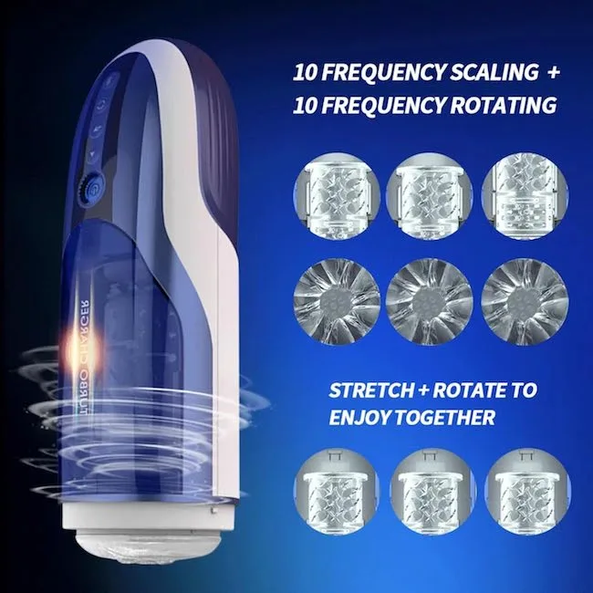 Leten Turbo Charger Multi-Function Rotating Thrusting — Alongside this are 10 rotation settings and 10 thrusting
