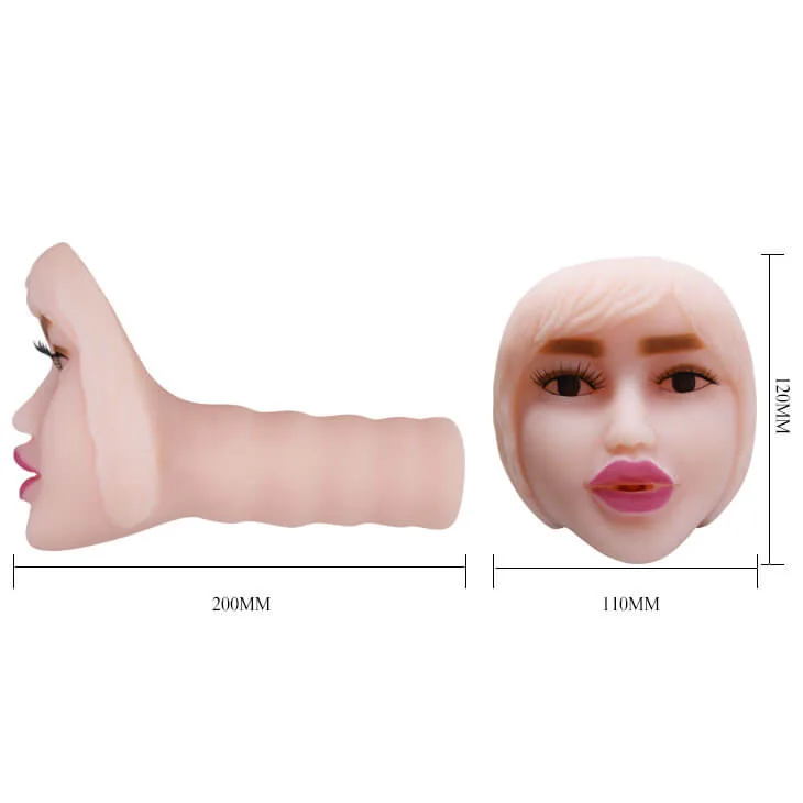 AD07 Doll Face Male Masturbator Realistic Sensation Toy — Exquisite Craftsmanship & Premium Materials