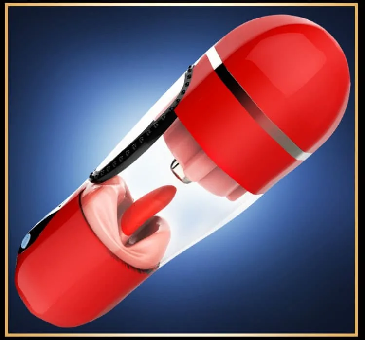 SHP1348 Auto Sucking Licking Oral Masturbation Cup — Crafted to simulate the exquisite movements of oral and