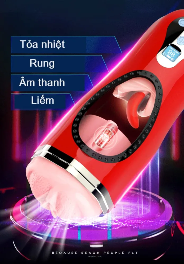 SHP1348 Auto Sucking Licking Oral Masturbation Cup — Warranty and Delivery Assurance