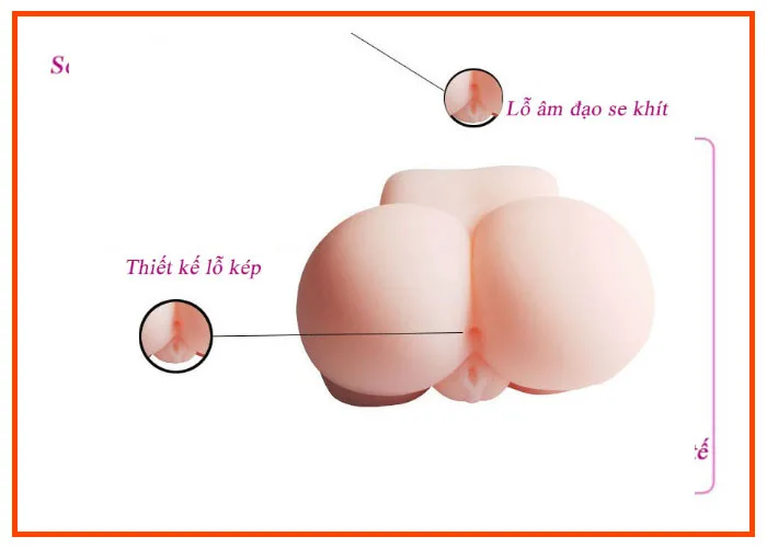 SHP797 Realistic Male Masturbator Vaginal Toy — This masturbator serves as a convenient, private solution