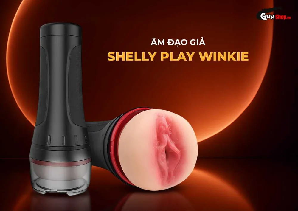 Shelly Play Winkie Multi Function Vibrating Male Masturbator