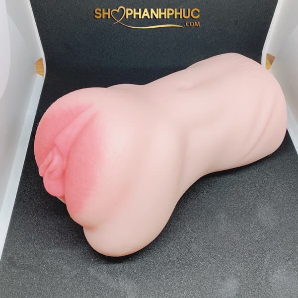 JUAI 3D Silicone Vibrating Masturbator Realistic Texture — hình 2