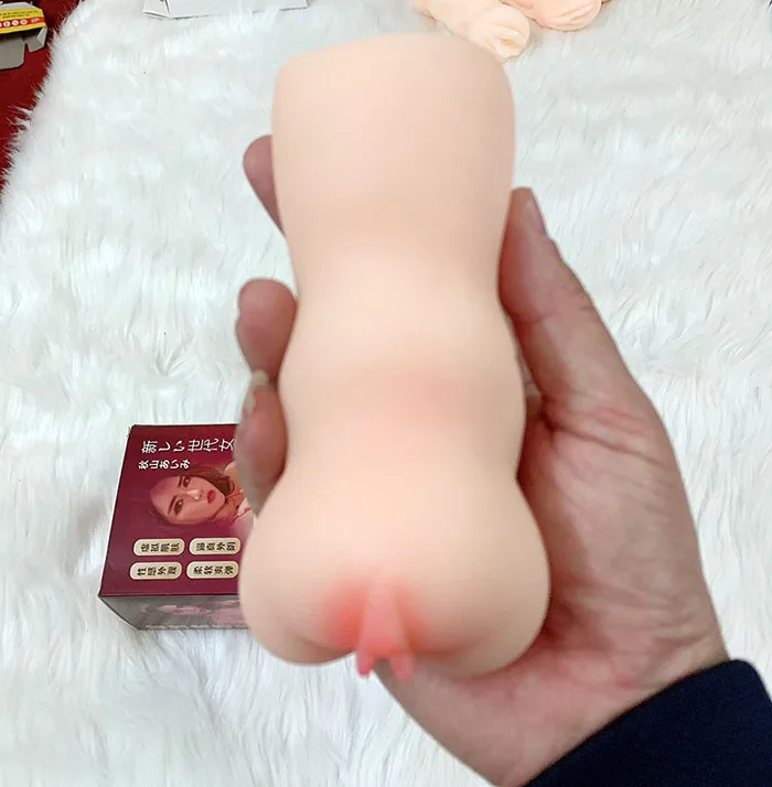 Silicone Handheld Male Masturbator Soft Realistic 15cm — This level of convenience combined with unbeatable realism