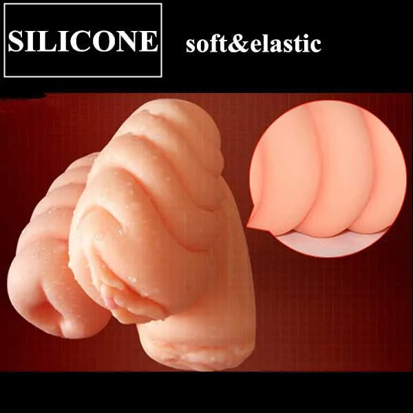 AD18C Realistic Silicone Masturbator Soft Male Pleasure Toy — hình 4