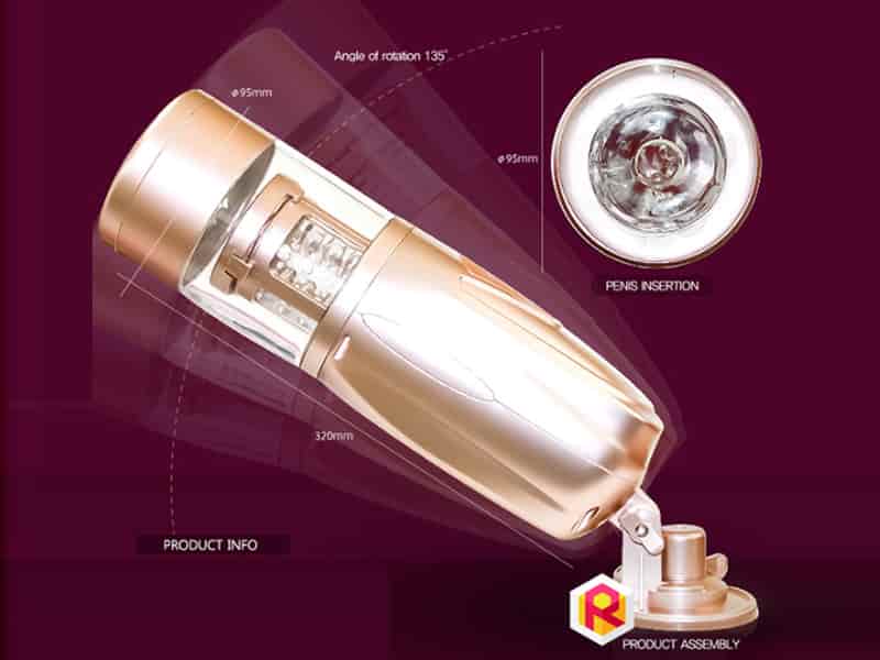 Male Masturbator Toy 2500 Modes Powerful Suction SHP190 — Innovative Design for Maximum Pleasure