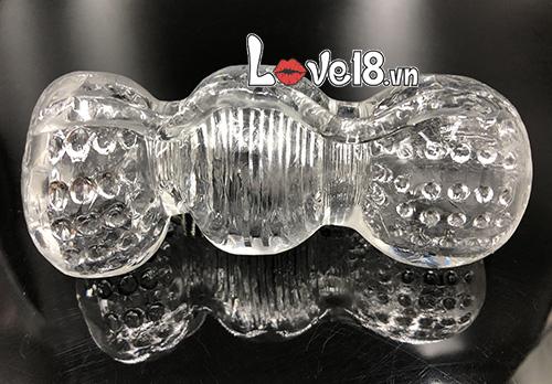Transparent Stretchy Silicone Male Masturbator Realistic — Stimulating Internal Texture for Maximum Sensation