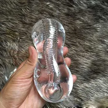 Clear Super Flexible Silicone Masturbation Sleeve Soft Touch — This masturbator not only satisfies physical cravings but