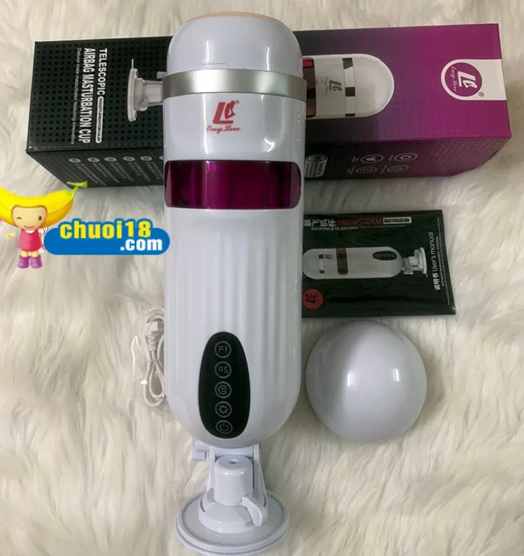 Easylove SnowStorm Heated Suction Male Masturbator — hình 2