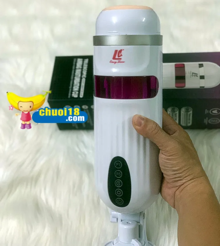 Easylove SnowStorm Heated Suction Male Masturbator — hình 4