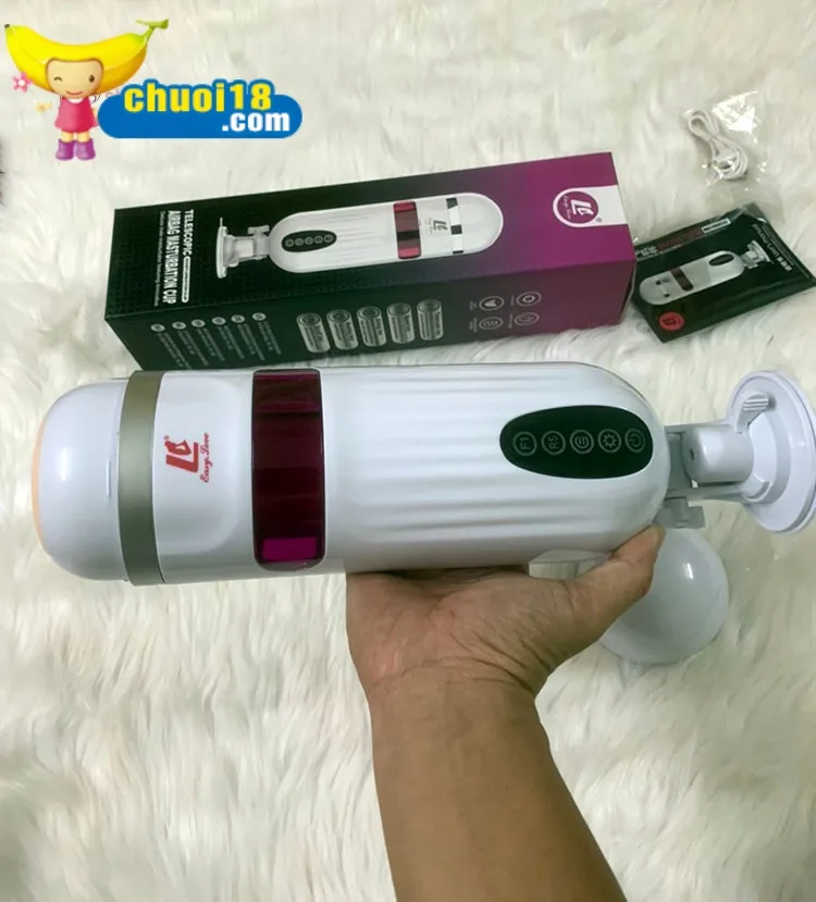 Easylove SnowStorm Heated Suction Male Masturbator — hình 5