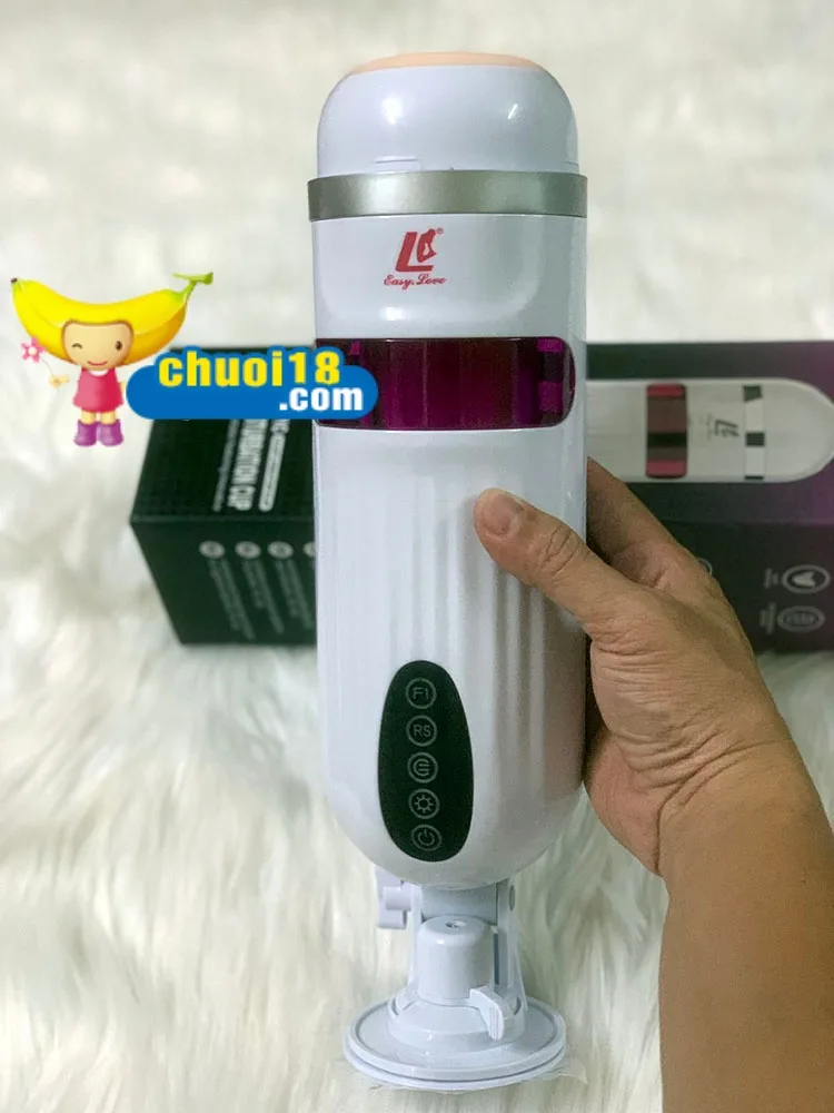 Easylove SnowStorm Heated Suction Male Masturbator — hình 6