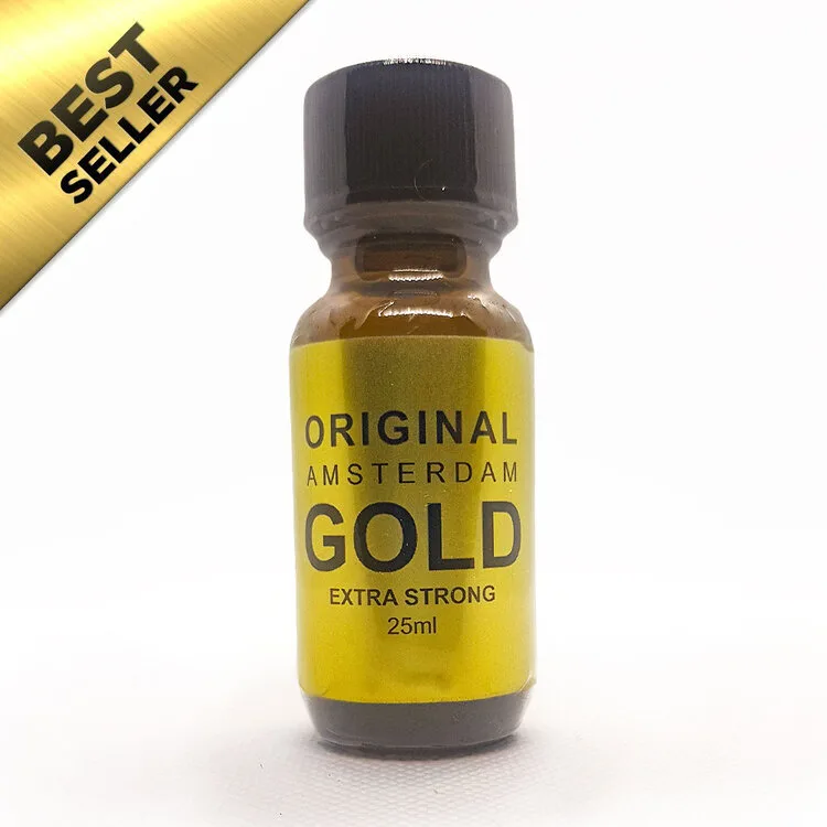 Amsterdam Gold Popper 25ml UK Classic Long Lasting Intense — hình 2