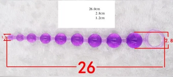 Soft Rubber Anal Beads AN 05 for Comfort & Effective — How to Use & Care Tips