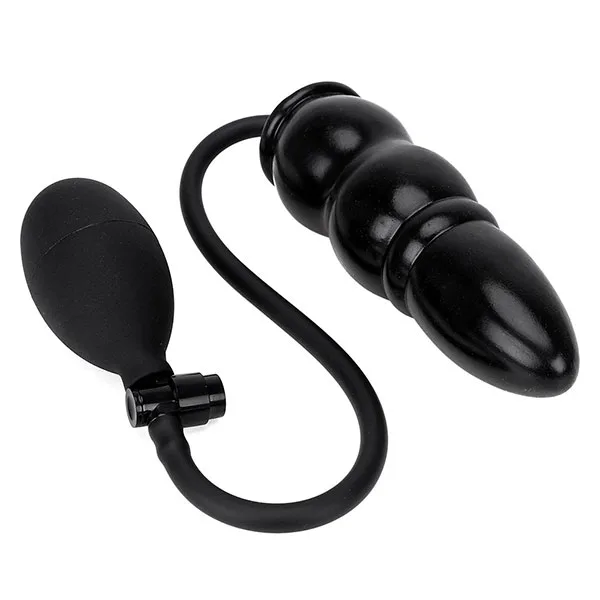 Inflatable Anal Plug Pump Silicone Safe Comfort — hình 3