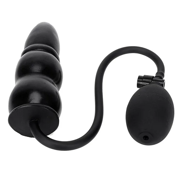 Inflatable Anal Plug Pump Silicone Safe Comfort — hình 5