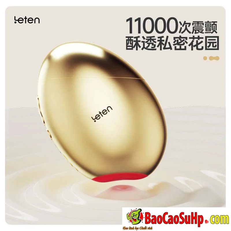 Leten Lei Mimi Gold High-end Suction Vibrator Luxury Design — hình 6