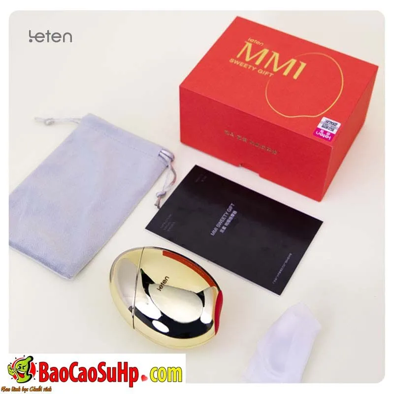 Leten Lei Mimi Gold High-end Suction Vibrator Luxury Design — hình 8