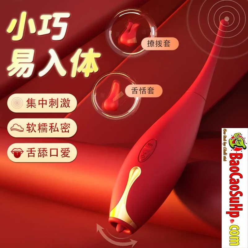 Mystery of the Goddess 2in1 Tongue & Vibrator Massager — hình 2