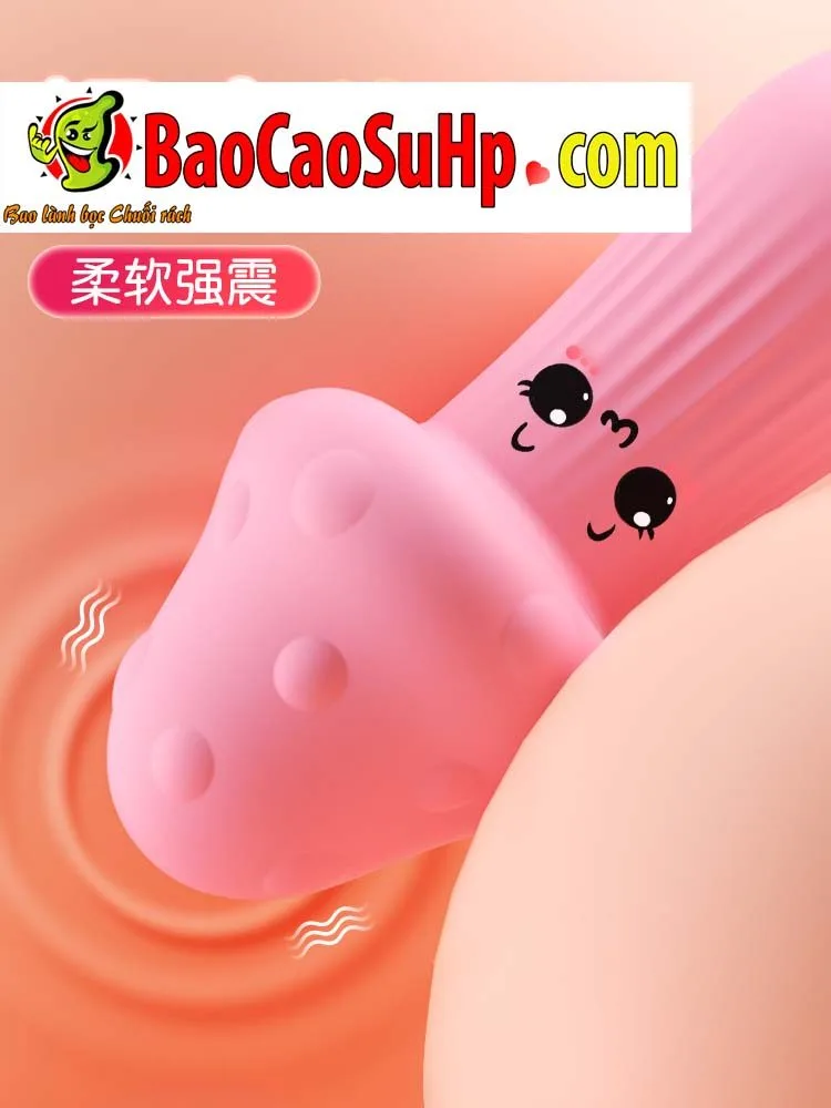 Pink Cute Mushroom Strong Vibe Compact Smart App — Premium Comfort & Safety You Can Count On
